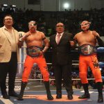 Meyer y Tiger Boy refrendan el Campeonato de Parejas de la Arena Puebla; regreso triunfal de Místico